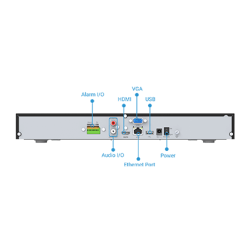 MS-N5008-PE     PoE NVR 8 Ch 4K  NDAA